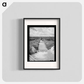 アートポスター-Lateral Irrigation Ditch in Orchard, Canyon County, Idaho
 - ラッセル リー Poster.