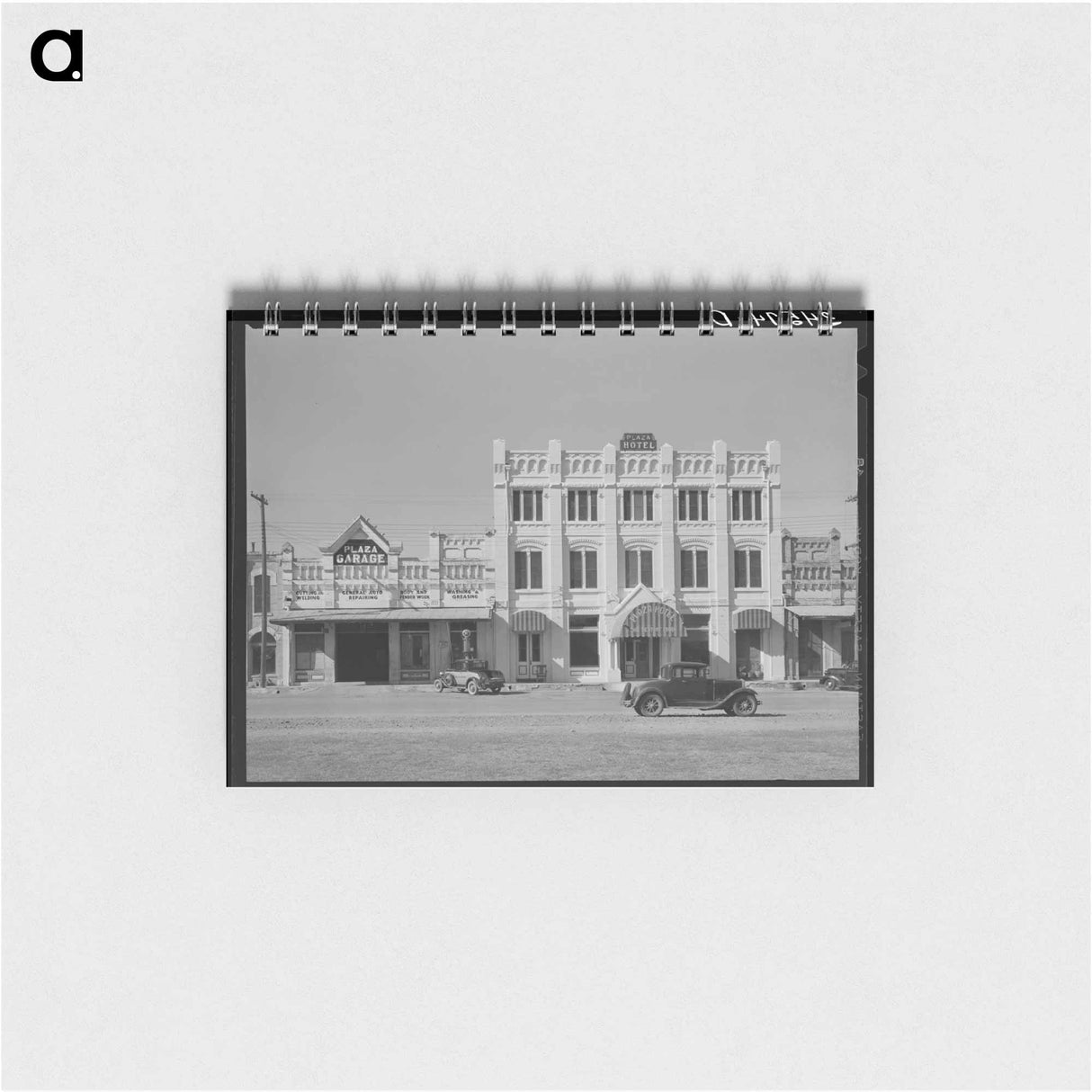 アートメモ帳-Hotels and Garage, Gonzales, Texas
 - ラッセル リー Memo.
