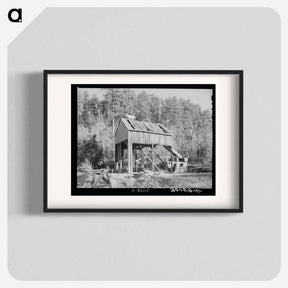 アートポスター-The Hardin Mine Shaft near Two Bit Creek, South Dakota
 - ラッセル リー Poster.