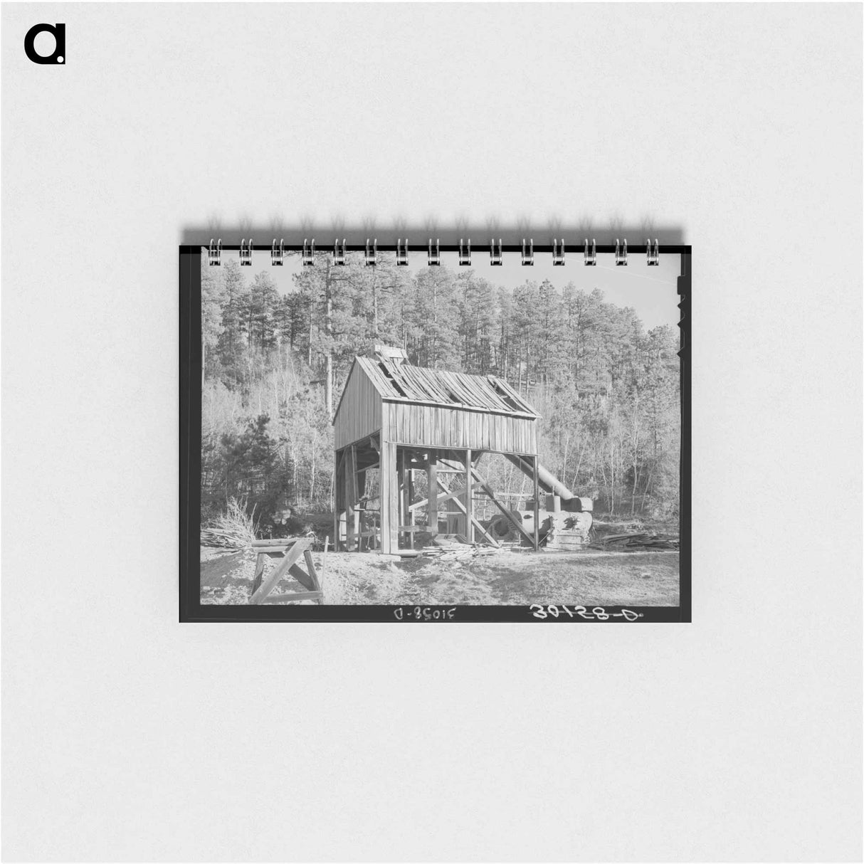 アートメモ帳-The Hardin Mine Shaft near Two Bit Creek, South Dakota
 - ラッセル リー Memo.