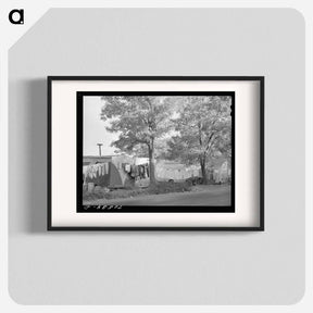 アートポスター-Trailer Camp Along Highway, Hermiston, Oregon
 - ラッセル リー Poster.