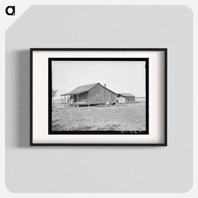 アートポスター-Sharecropper's Shack near La Forge, Missouri
 - ラッセル リー Poster.