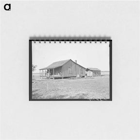 アートメモ帳-Sharecropper's Shack near La Forge, Missouri
 - ラッセル リー Memo.