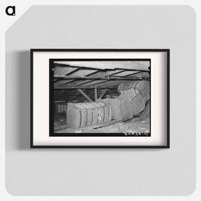 アートポスター-Cotton in Storage, Waco, Texas
 - ラッセル リー Poster.