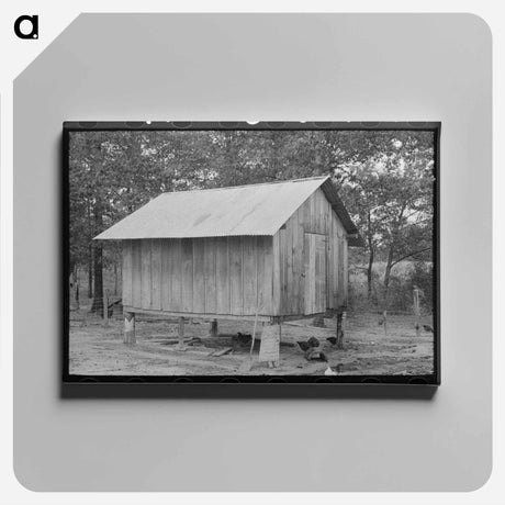 アートパネル-Shed on Stilts near Amite, Louisiana
 - ラッセル リー Canvas.
