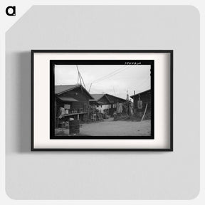 アートポスター-Backyards of Rented Houses, San Diego
 - ラッセル リー Poster.