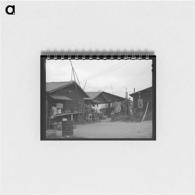 アートメモ帳-Backyards of Rented Houses, San Diego
 - ラッセル リー Memo.