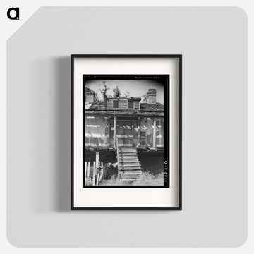 Entrance to Old Trepagnier Plantation House Near Norco, Louisiana
 - ラッセル リー Poster.