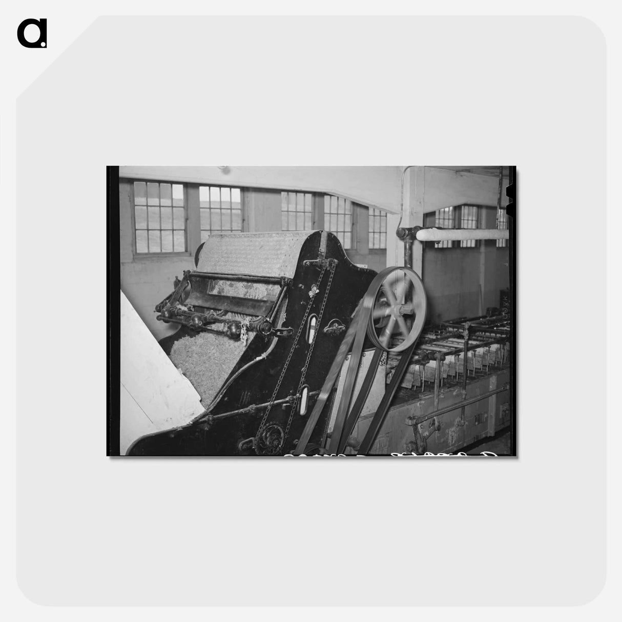 アートポストカード-Mohair Scouring Plant, San Marcos, Texas
 - ラッセル リー Postcard.
