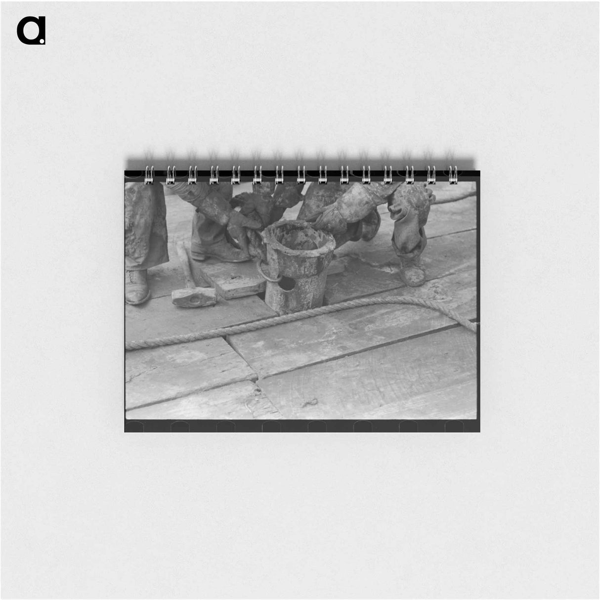 アートメモ帳-Bailing Out Operations, Seminole Oil Well
 - ラッセル リー Memo.