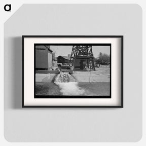 アートポスター-Woman Washing Clothes at Deep Well, Maricopa County, Arizona
 - ラッセル リー Poster.