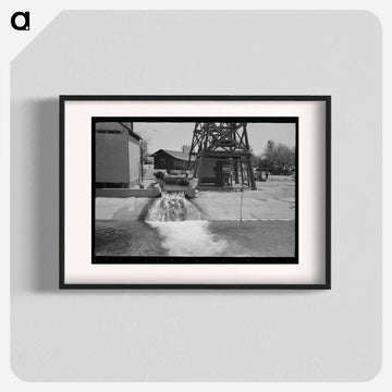 Woman Washing Clothes at Deep Well, Maricopa County, Arizona
 - ラッセル リー Poster.