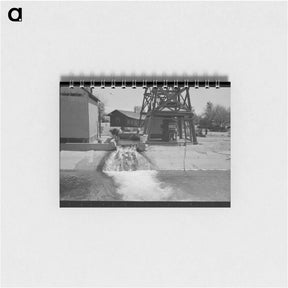 アートメモ帳-Woman Washing Clothes at Deep Well, Maricopa County, Arizona
 - ラッセル リー Memo.