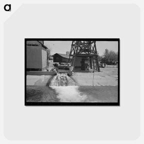 アートポストカード-Woman Washing Clothes at Deep Well, Maricopa County, Arizona
 - ラッセル リー Postcard.