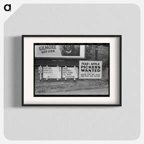 アートポスター-Sign, Hood River, Oregon
 - ラッセル リー Poster.