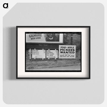 Sign, Hood River, Oregon
 - ラッセル リー Poster.