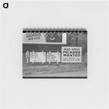 アートメモ帳-Sign, Hood River, Oregon
 - ラッセル リー Memo.