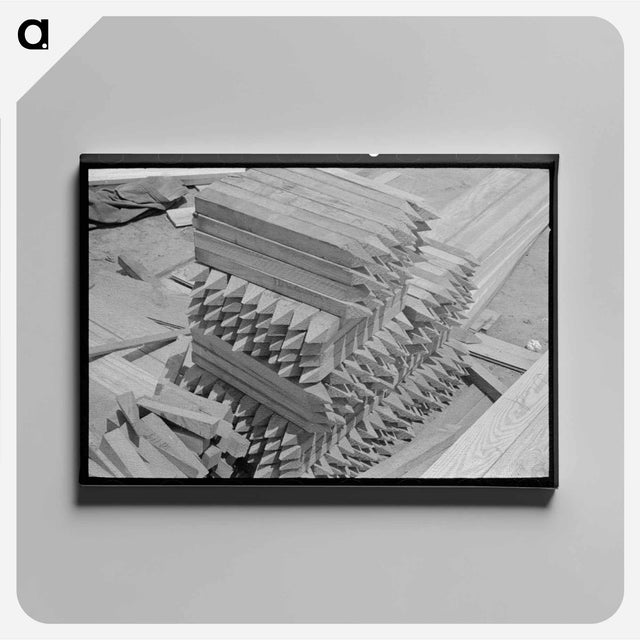 アートパネル-Engineering Stakes, Southeast Missouri Farms Project
 - ラッセル リー Canvas.
