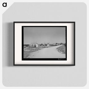 アートポスター-Row of Houses at Casa Grande Valley Farms
 - ラッセル リー Poster.