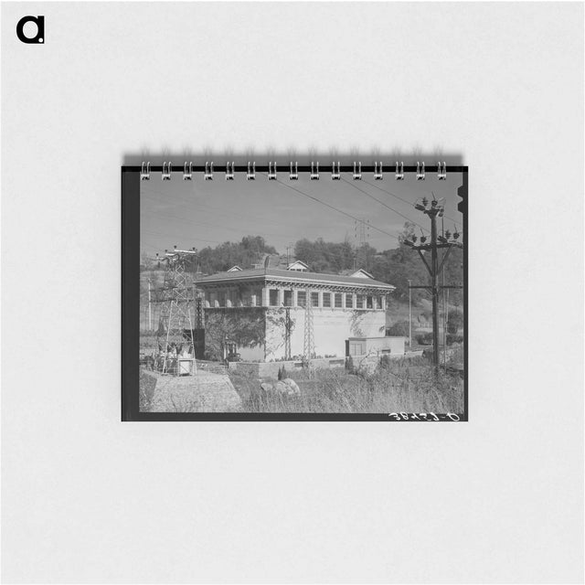 アートメモ帳-Pacific Gas and Electric Powerhouse, Placer County, California
 - ラッセル リー Memo.