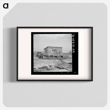 Farmhouse Evacuated During the Flood, Cache, Illinois
 - ラッセル リー Poster.