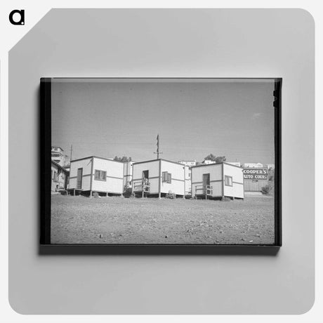 アートパネル-Tourist Court, San Diego
 - ラッセル リー Canvas.