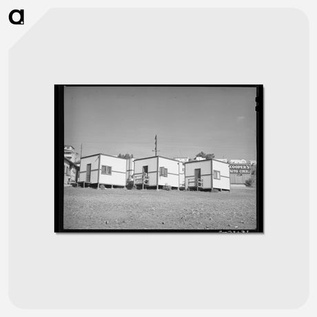 アートポストカード-Tourist Court, San Diego
 - ラッセル リー Postcard.