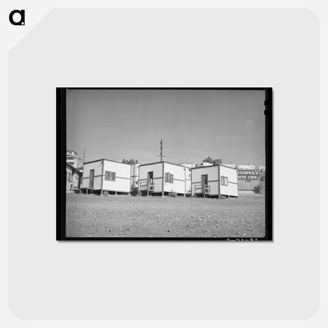 アートポストカード-Tourist Court, San Diego
 - ラッセル リー Postcard.