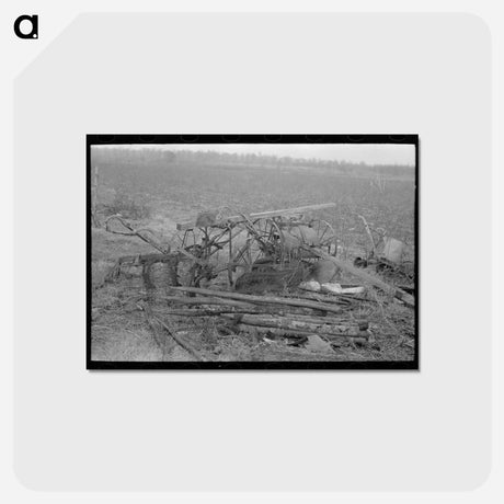 アートポストカード-Agricultural Implements on a Sharecropper Farm
 - ラッセル リー Postcard.
