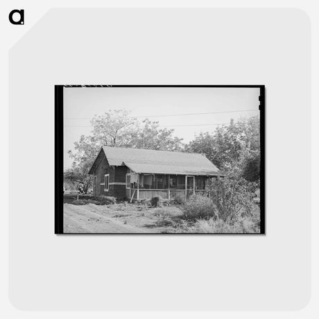 アートポストカード-Farm Home of Perry Warner
 - ラッセル リー Postcard.
