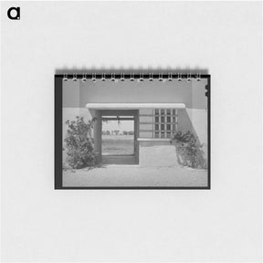 アートメモ帳-Entrance to Community Building at Arizona Part-Time Farms
 - ラッセル リー Memo.