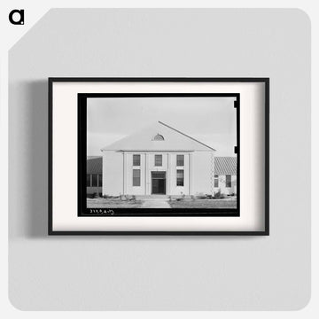 Entrance to Community Building, Lake Dick Project
 - ラッセル リー Poster.