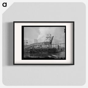 アートポスター-Loading Dock at Industrial Plant, Port of Houston, Texas
 - ラッセル リー Poster.