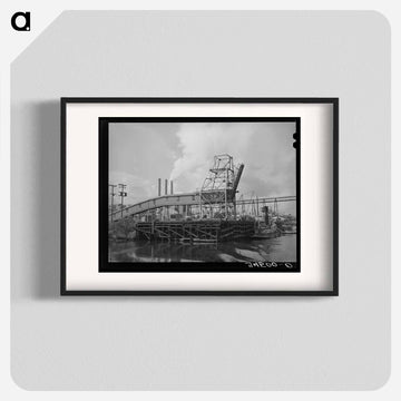 Loading Dock at Industrial Plant, Port of Houston, Texas
 - ラッセル リー Poster.