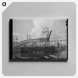 アートパネル-Loading Dock at Industrial Plant, Port of Houston, Texas
 - ラッセル リー Canvas.