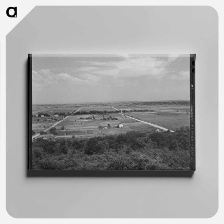 アートパネル-Landscape near Muskogee, Oklahoma
 - ラッセル リー Canvas.