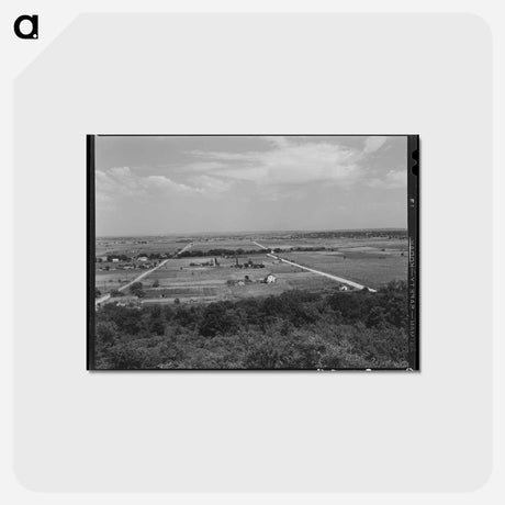 アートポストカード-Landscape near Muskogee, Oklahoma
 - ラッセル リー Postcard.