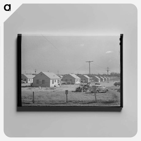 アートパネル-Housing at Umatilla Ordnance Depot, Hermiston, Oregon
 - ラッセル リー Canvas.