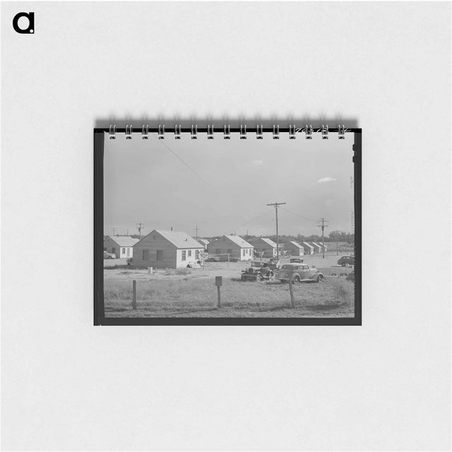 アートメモ帳-Housing at Umatilla Ordnance Depot, Hermiston, Oregon
 - ラッセル リー Memo.