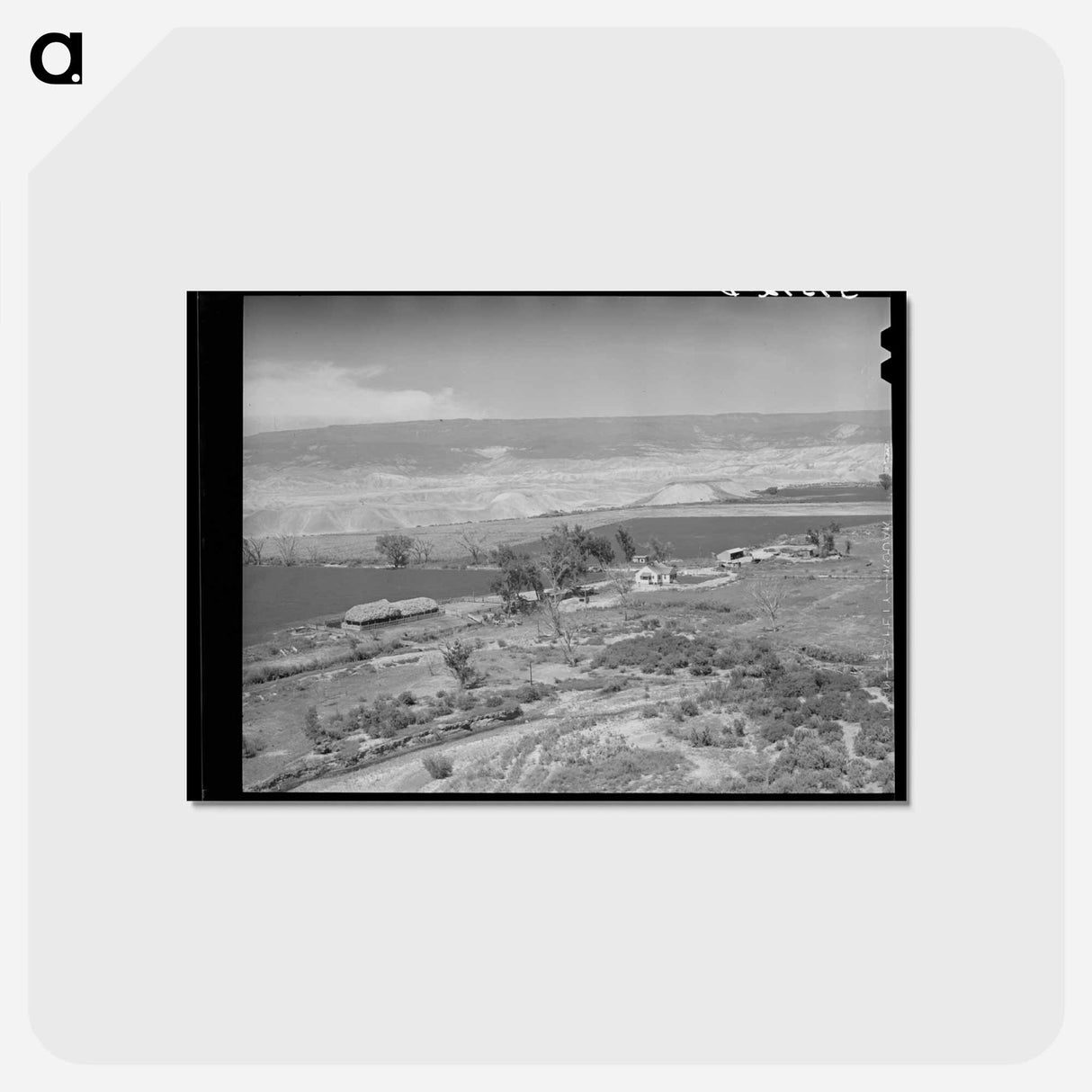 アートポストカード-Irrigated Farm Land, Delta County
 - ラッセル リー Postcard.