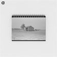 アートメモ帳-Sharecropper's Cabin and Hail-Ruined Cotton Field
 - ラッセル リー Memo.
