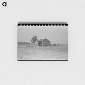 アートメモ帳-Sharecropper's Cabin and Hail-Ruined Cotton Field
 - ラッセル リー Memo.