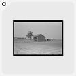アートポストカード-Sharecropper's Cabin and Hail-Ruined Cotton Field
 - ラッセル リー Postcard.