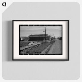 アートポスター-Street Scene in Slick, Oklahoma
 - ラッセル リー Poster.