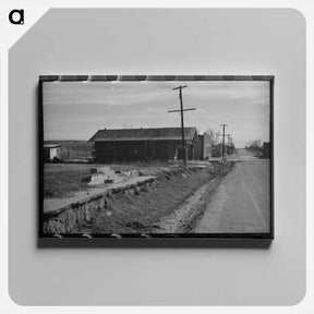 アートパネル-Street Scene in Slick, Oklahoma
 - ラッセル リー Canvas.
