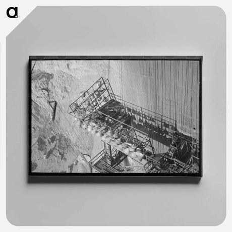 アートパネル-Shasta Dam Night Illumination
 - ラッセル リー Canvas.