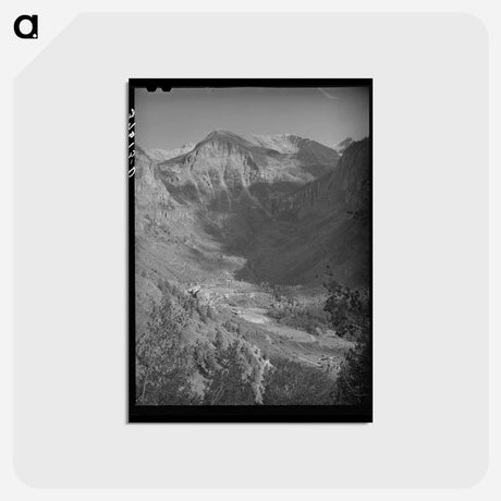 アートポストカード-Mountain Valley near Telluride, San Miguel County, Colorado
 - ラッセル リー Postcard.