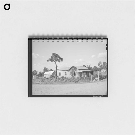 アートメモ帳-Residence of Mr. and Mrs. Craig, Pie Town, New Mexico
 - ラッセル リー Memo.