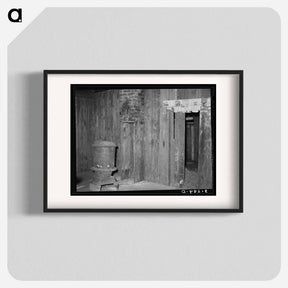 アートポスター-Interior of Old Slave Quarters Near Caruthersville, Missouri
 - ラッセル リー Poster.
