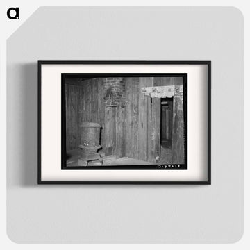 Interior of Old Slave Quarters Near Caruthersville, Missouri
 - ラッセル リー Poster.